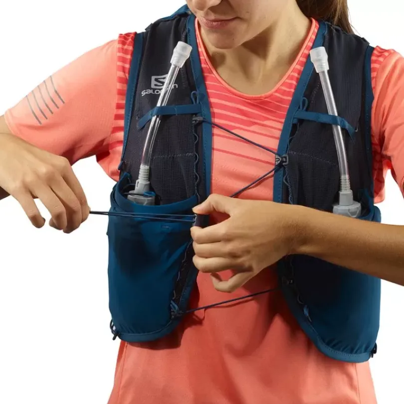 Packs^Salomon Outlet – Adv Skin 8L Set Hydration Vest – Women'S Poseidon