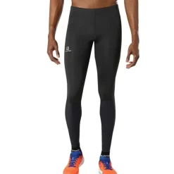 Clothing^Salomon Outlet – Agile Long Tight – Men'S Black