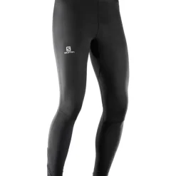 Clothing^Salomon Outlet – Agile Long Tight – Men'S Black
