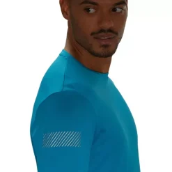 Clothing^Salomon Outlet – Agile Long-Sleeve T-Shirt – Men'S Barrier Reef/Heather|Goji Berry