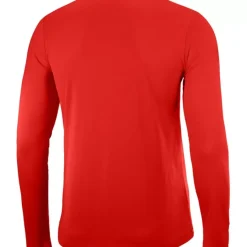 Clothing^Salomon Outlet – Agile Long-Sleeve T-Shirt – Men'S Barrier Reef/Heather|Goji Berry