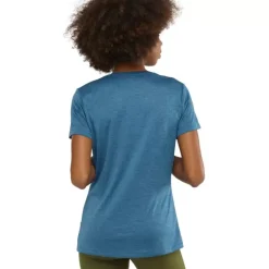 Clothing^Salomon Outlet – Agile Short-Sleeve T-Shirt – Women'S Copen Blue