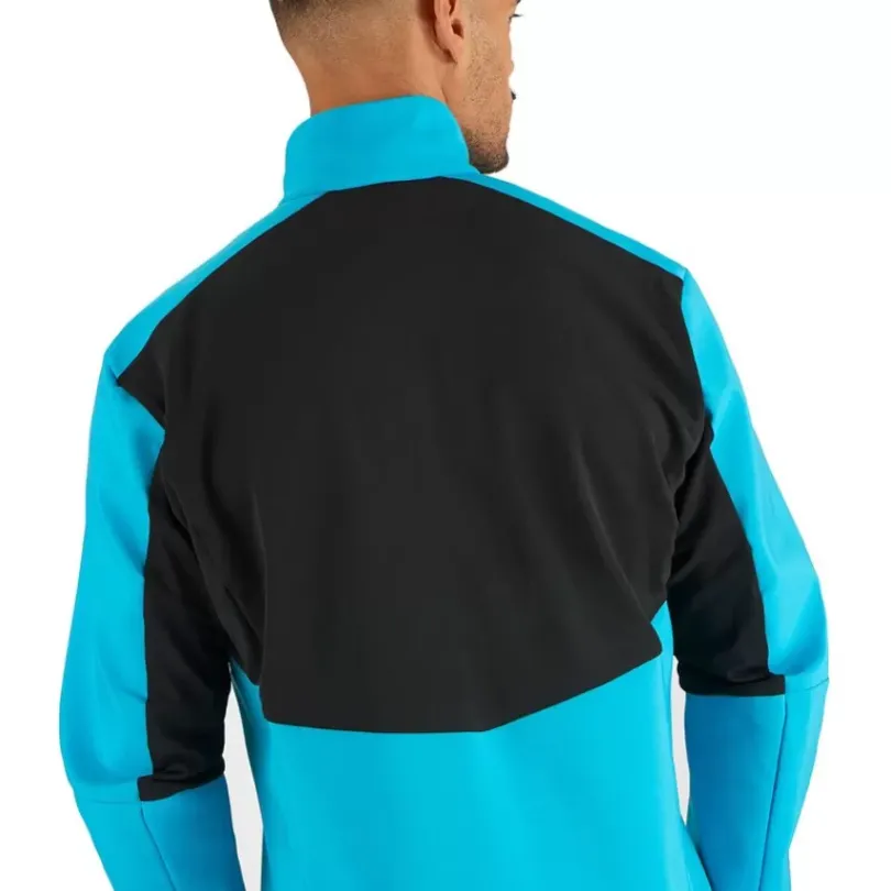 Clothing^Salomon Outlet – Agile Softshell Jacket – Men'S Barrier Reef/Black|Black