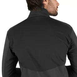 Clothing^Salomon Outlet – Agile Softshell Jacket – Men'S Barrier Reef/Black|Black