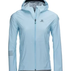 Clothing^Salomon Outlet – Bonatti 2.5 Layer Jacket – Women'S Crystal Blue/Mallard Blue|Red Chili/Black