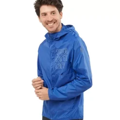 Clothing^Salomon Outlet – Bonatti Cross Fz Hoodie – Men'S Nautical Blue White|White Black