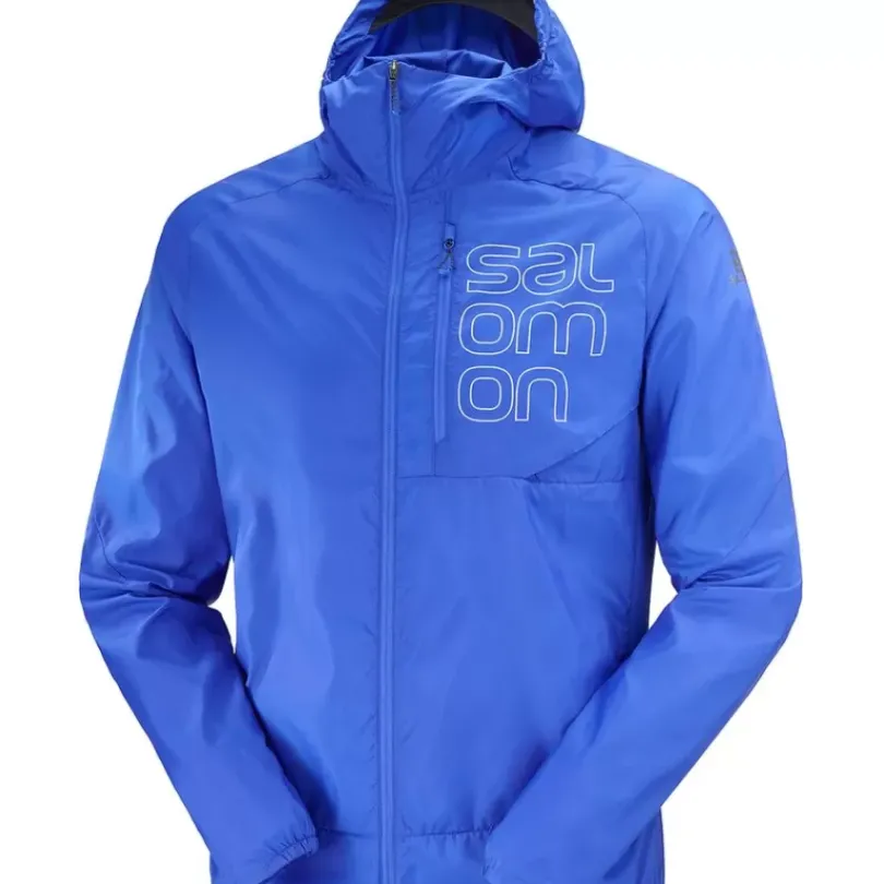 Clothing^Salomon Outlet – Bonatti Cross Fz Hoodie – Men'S Nautical Blue White|White Black