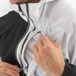 Clothing^Salomon Outlet – Bonatti Trail Waterproof Jacket – Men'S White/Black