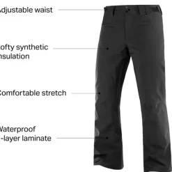 Clothing^Salomon Outlet – Brilliant Pant – Men'S Black|Bronze Brown/Cumin|Ebony|Goji Berry