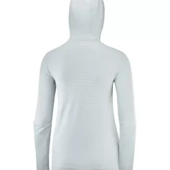Clothing^Salomon Outlet – Comet Seamless Hoodie – Women'S Oyster Mushroom|Provence/Heather