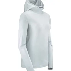 Clothing^Salomon Outlet – Comet Seamless Hoodie – Women'S Oyster Mushroom|Provence/Heather