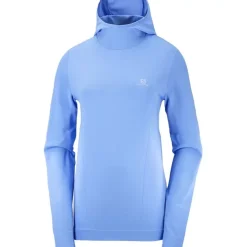 Clothing^Salomon Outlet – Comet Seamless Hoodie – Women'S Oyster Mushroom|Provence/Heather