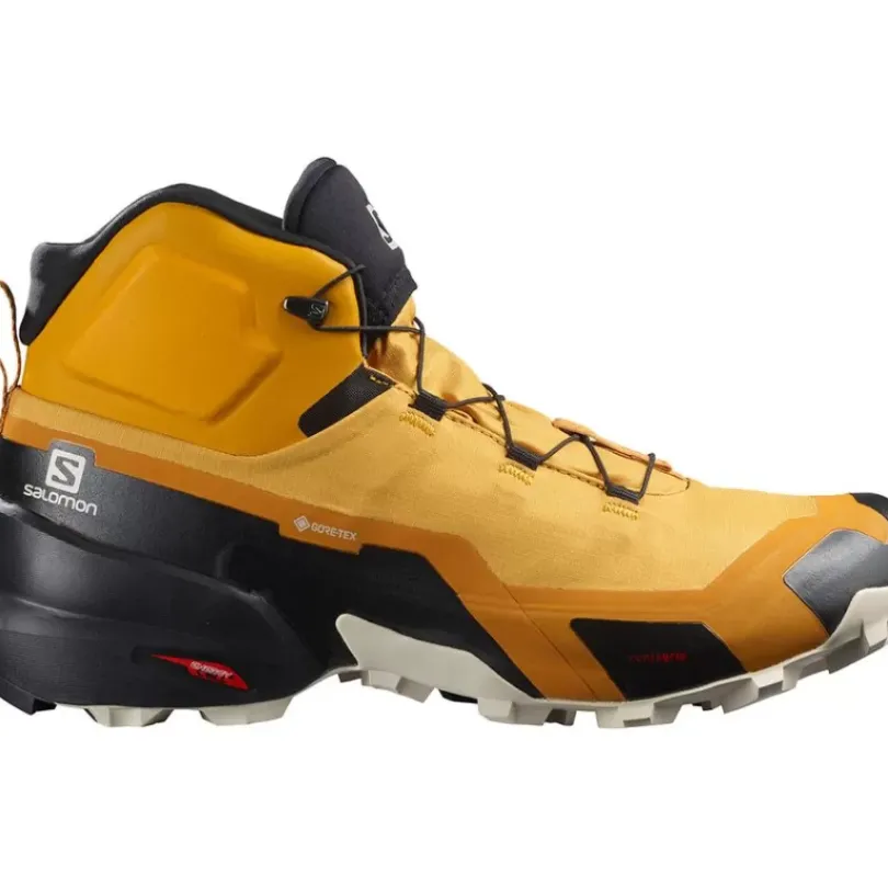 Footwear^Salomon Outlet – Cross Hike Mid Gtx Boot – Men'S Autumn Blaze/Black/Rainy Day|Magnet/Black/Lime Punch|Phantom/Black/Ebony