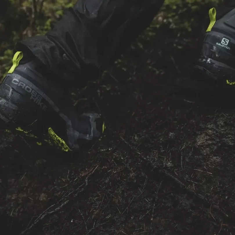 Footwear^Salomon Outlet – Cross Hike Mid Gtx Boot – Men'S Autumn Blaze/Black/Rainy Day|Magnet/Black/Lime Punch|Phantom/Black/Ebony