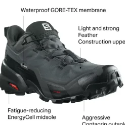 Footwear^Salomon Outlet – Cross Hike Gtx Hiking Shoe – Men'S Quiet Shade/Black/Butterscotch|Phantom/Black/Monument