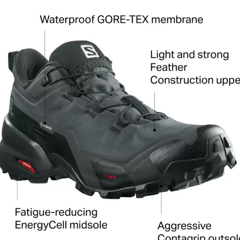 Footwear^Salomon Outlet – Cross Hike Gtx Hiking Shoe – Men'S Quiet Shade/Black/Butterscotch|Phantom/Black/Monument