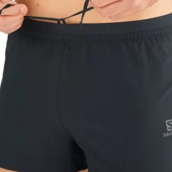 Clothing^Salomon Outlet – Cross 3In Short – Men'S Black|Fiery Red|Nautical Blue