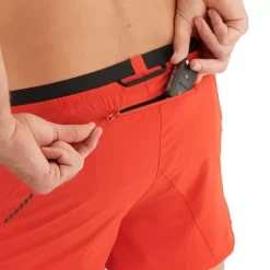 Clothing^Salomon Outlet – Cross 3In Short – Men'S Black|Fiery Red|Nautical Blue