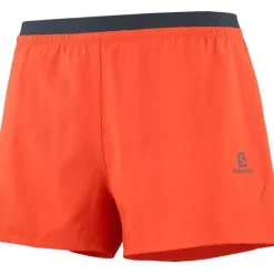 Clothing^Salomon Outlet – Cross 3In Short – Men'S Black|Fiery Red|Nautical Blue