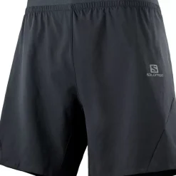 Clothing^Salomon Outlet – Cross 7In Short – Men'S Black