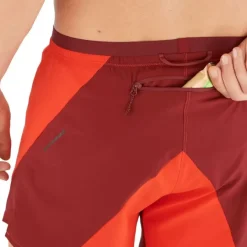 Clothing^Salomon Outlet – Cross 5In Short – Men'S Black|Fiery Red Cabernet|Nautical Blue|Pool Blue