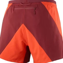 Clothing^Salomon Outlet – Cross 5In Short – Men'S Black|Fiery Red Cabernet|Nautical Blue|Pool Blue