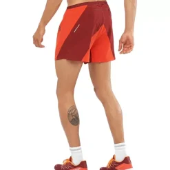 Clothing^Salomon Outlet – Cross 5In Short – Men'S Black|Fiery Red Cabernet|Nautical Blue|Pool Blue