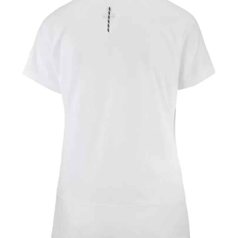 Clothing^Salomon Outlet – Cross Run Short-Sleeve T-Shirt – Women'S Provence/Heather/Nautical Blue|Sunny Lime/Heather|White