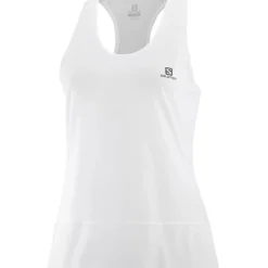 Clothing^Salomon Outlet – Cross Run Tank – Women'S Beach Glass/Pool Blue/Heather|Provence/Heather/Nautical Blue|Sunny Lime/Heather|White