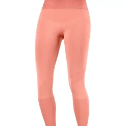 Clothing^Salomon Outlet – Elevate Move On Tight – Women'S Brick Dust|Copen Blue