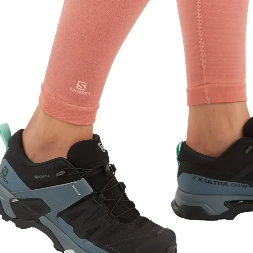 Clothing^Salomon Outlet – Elevate Move On Tight – Women'S Brick Dust|Copen Blue