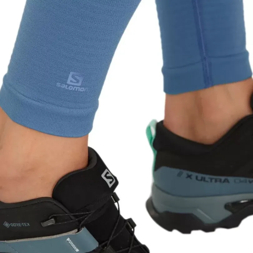 Clothing^Salomon Outlet – Elevate Move On Tight – Women'S Brick Dust|Copen Blue