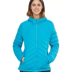 Clothing^Salomon Outlet – Essential Xwarm Down Hooded Jacket – Women'S Barrier Reef|Black