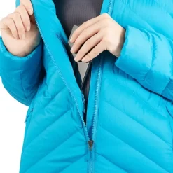 Clothing^Salomon Outlet – Essential Xwarm Down Hooded Jacket – Women'S Barrier Reef|Black