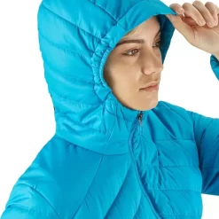 Clothing^Salomon Outlet – Essential Xwarm Down Hooded Jacket – Women'S Barrier Reef|Black