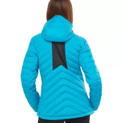 Clothing^Salomon Outlet – Essential Xwarm Down Hooded Jacket – Women'S Barrier Reef|Black