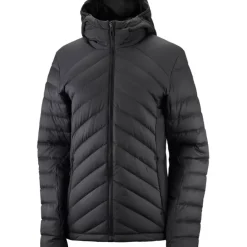 Clothing^Salomon Outlet – Essential Xwarm Down Hooded Jacket – Women'S Barrier Reef|Black