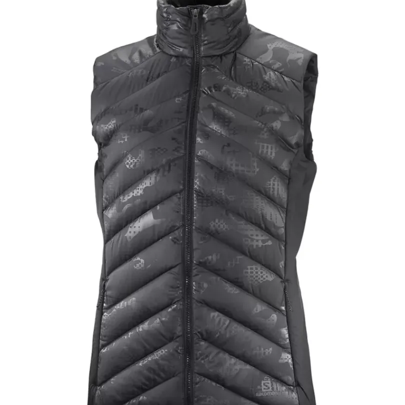 Clothing^Salomon Outlet – Essential Xwarm Down Vest – Women'S Black/Heather|Wrought Iron