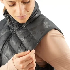 Clothing^Salomon Outlet – Essential Xwarm Down Vest – Women'S Black/Heather|Wrought Iron