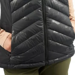 Clothing^Salomon Outlet – Essential Xwarm Down Vest – Women'S Black/Heather|Wrought Iron