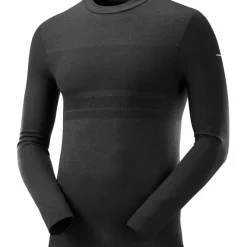 Clothing^Salomon Outlet – Essential Wool Long-Sleeve Top – Men'S Black/Heather
