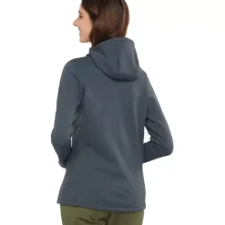 Clothing^Salomon Outlet – Essential Xwarm Hooded Jacket – Women'S Ebony|Lavender Gray