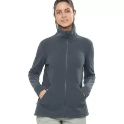 Clothing^Salomon Outlet – Essential Cosy Fleece Full-Zip Jacket – Women'S Ebony|Mallard Blue|Sirocco|Wrought Iron