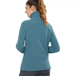 Clothing^Salomon Outlet – Essential Cosy Fleece Full-Zip Jacket – Women'S Ebony|Mallard Blue|Sirocco|Wrought Iron