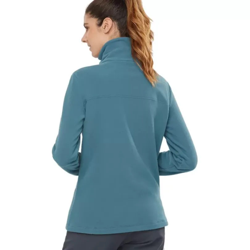 Clothing^Salomon Outlet – Essential Cosy Fleece Full-Zip Jacket – Women'S Ebony|Mallard Blue|Sirocco|Wrought Iron