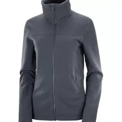 Clothing^Salomon Outlet – Essential Cosy Fleece Full-Zip Jacket – Women'S Ebony|Mallard Blue|Sirocco|Wrought Iron