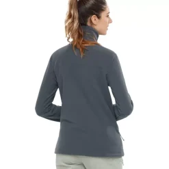 Clothing^Salomon Outlet – Essential Cosy Fleece Full-Zip Jacket – Women'S Ebony|Mallard Blue|Sirocco|Wrought Iron