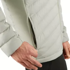 Clothing^Salomon Outlet – Essential Xwarm Down Jacket – Men'S Barrier Reef|Black/Black/Print|Wrought Iron