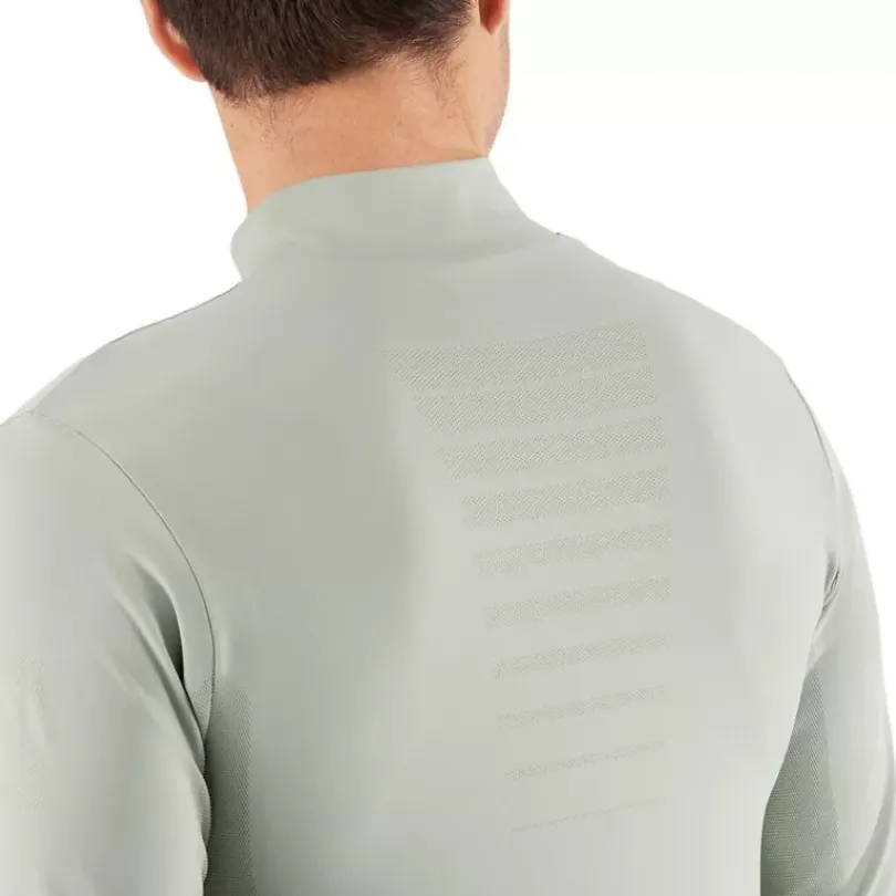 Clothing^Salomon Outlet – Explore Seamless Half-Zip Shirt – Men'S Mallard Blue|Pacific|Wrought Iron