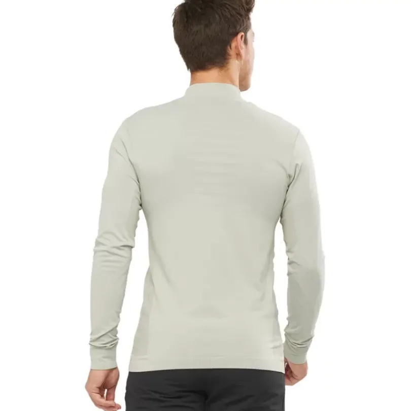 Clothing^Salomon Outlet – Explore Seamless Half-Zip Shirt – Men'S Mallard Blue|Pacific|Wrought Iron